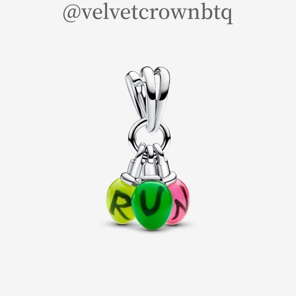 Pandora Stranger Things Glow-in-the-dark Run Dangle Charm - Picture 1 of 2